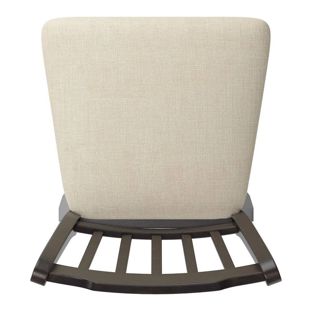 42 in. Antique Black Slat Back Counter Height Wood Swivel Chair by HomeSullivan - Image 7