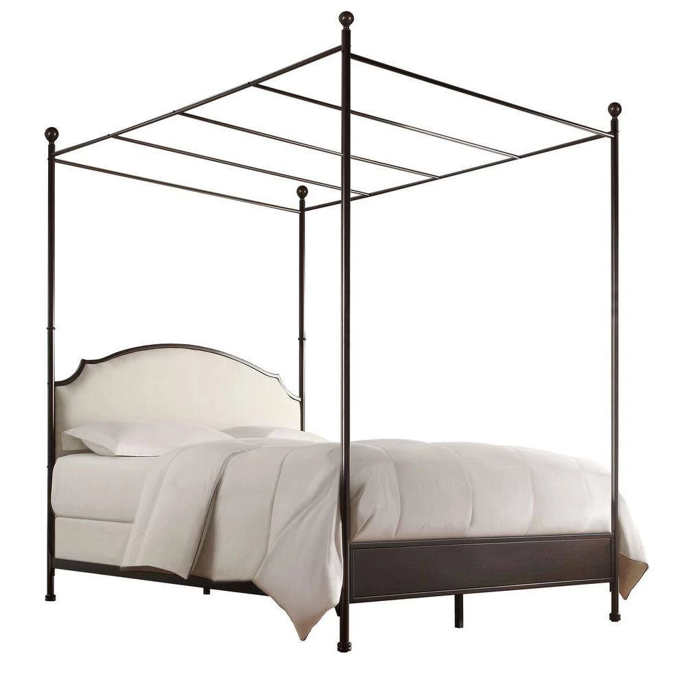 Bridgewater Antique Bronze Full Canopy Bed by HomeSullivan - Image 3