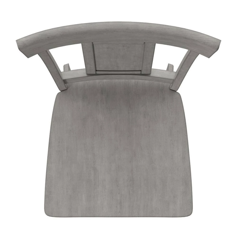 Antique Grey Panel Back Wood Counter Height Chair (Set of 2) by HomeSullivan - Image 7