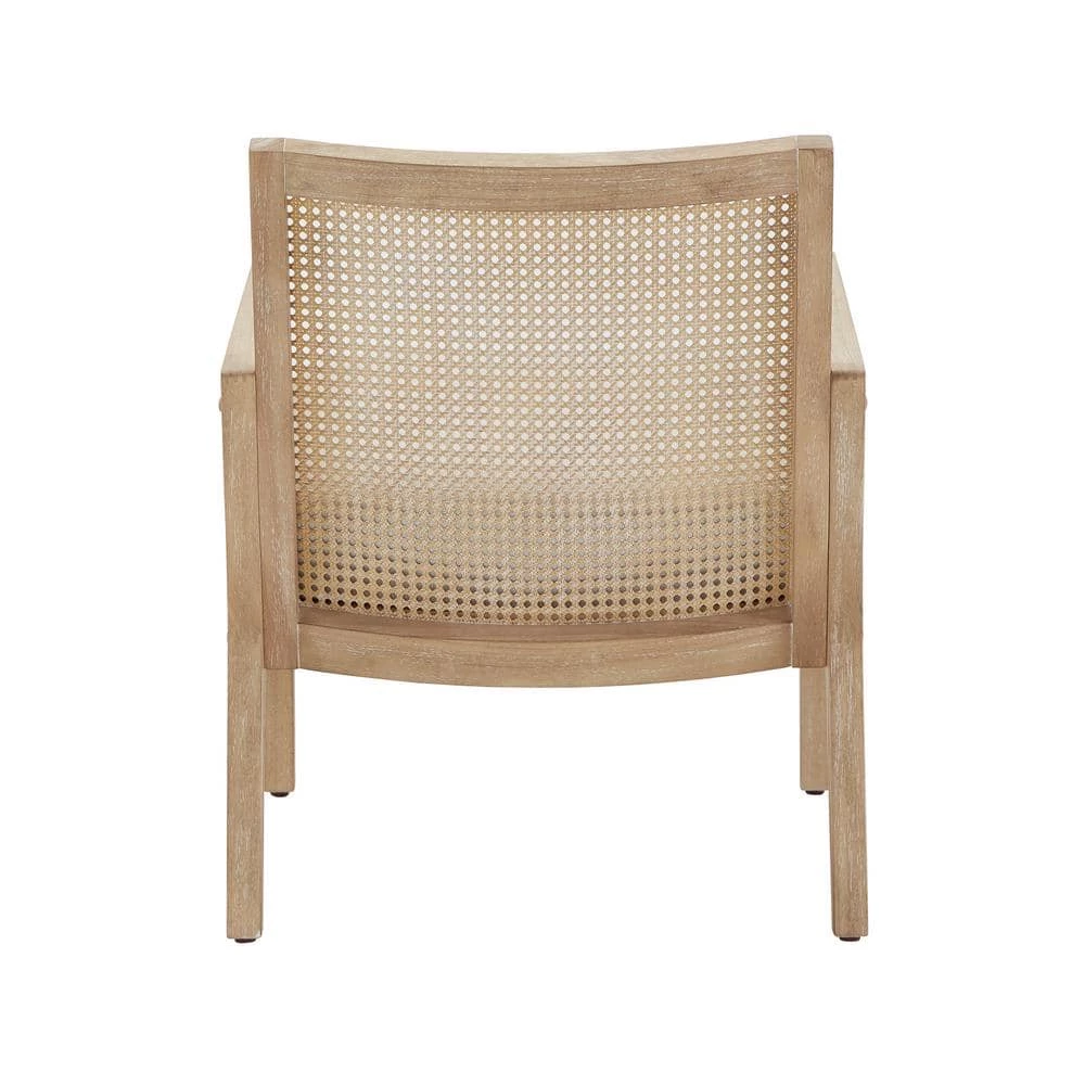 Beige Natural Finish Cane Accent Chair by HomeSullivan - Image 5
