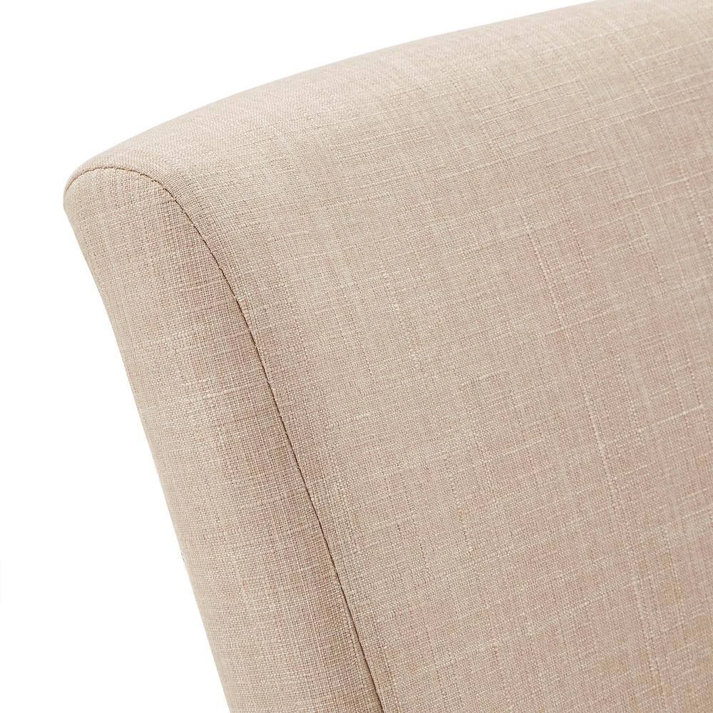 Beige Linen Parsons Dining Chairs (Set of 2) by HomeSullivan - Image 8