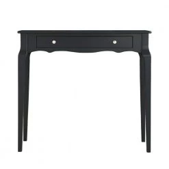 36 in. Vulcan Black 1-Drawer Rectangle Wood Accent Console Sofa Table by HomeSullivan