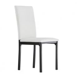 White Metal Faux Leather Dining Chairs (Set Of 2) by HomeSullivan