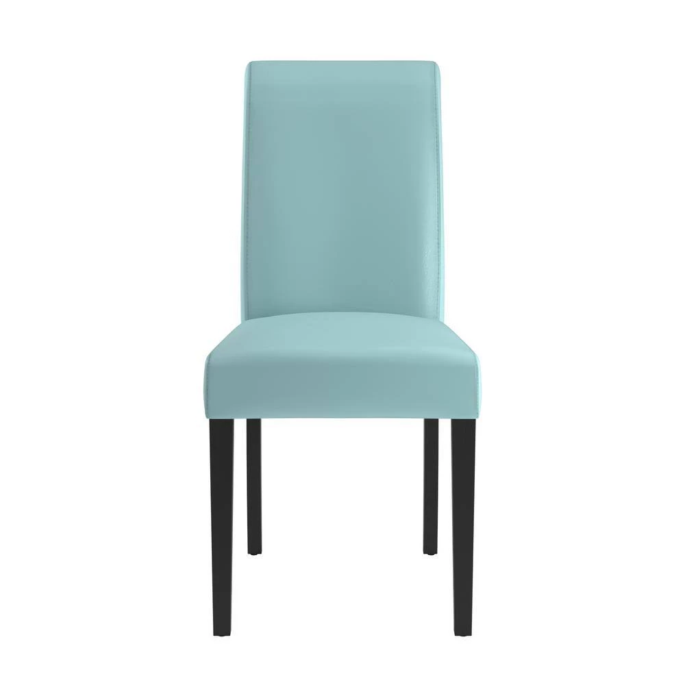 Blue Faux Leather Upholstered Dining Chair (Set of 2) by HomeSullivan - Image 5