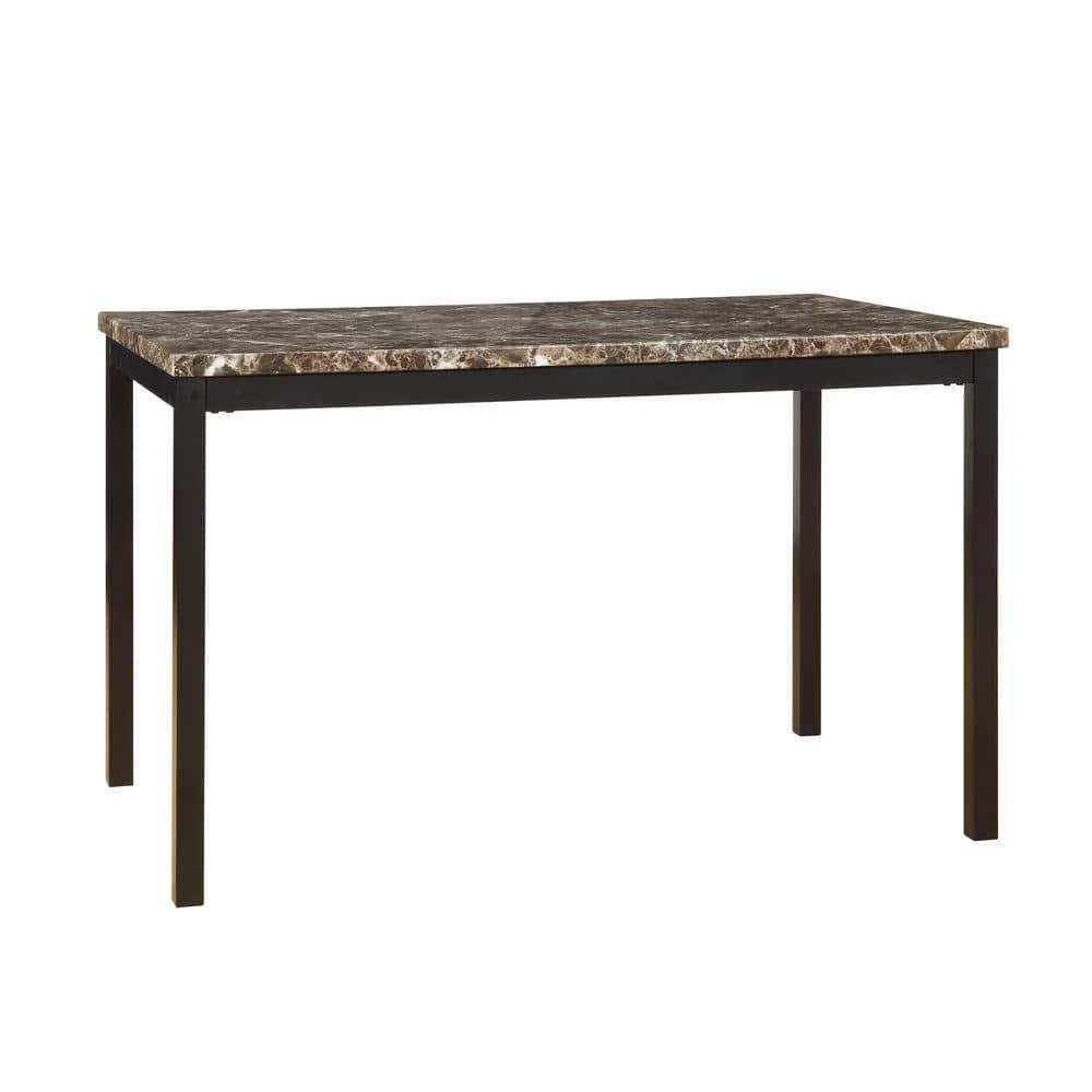 Bedford 5-Piece Brown Dining Set by HomeSullivan - Image 3