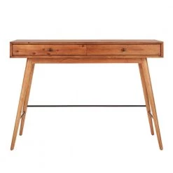 Brown Wood 2-Drawer Tv Stand Console Table Fits TV's up to 40 in by HomeSullivan