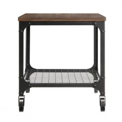 Cabella Distressed Ash End Table by HomeSullivan