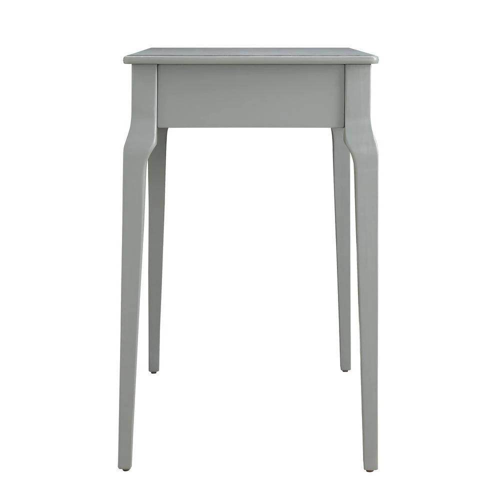Frost Grey Writing Desk by HomeSullivan - Image 3