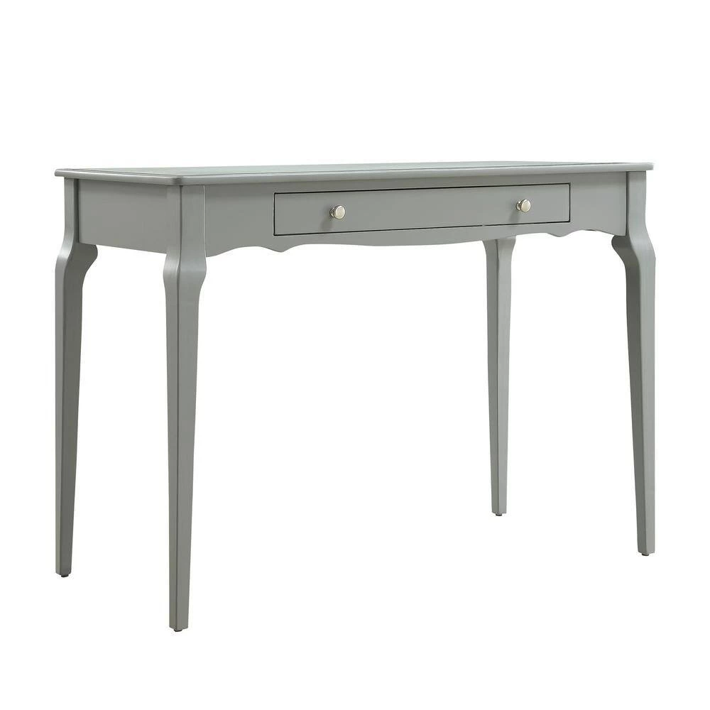 Frost Grey Writing Desk by HomeSullivan - Image 5
