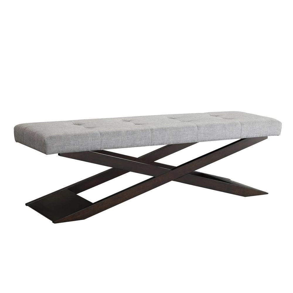 Spencer Gray Bench by HomeSullivan