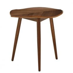 Walnut Leaf End Table by HomeSullivan