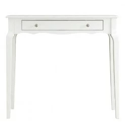 36 in White 1-Drawer Rectangle Wood Accent Console Sofa Table by HomeSullivan