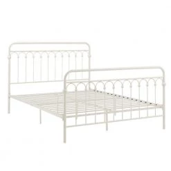 White Metal Arches Queen Platform Bed by HomeSullivan