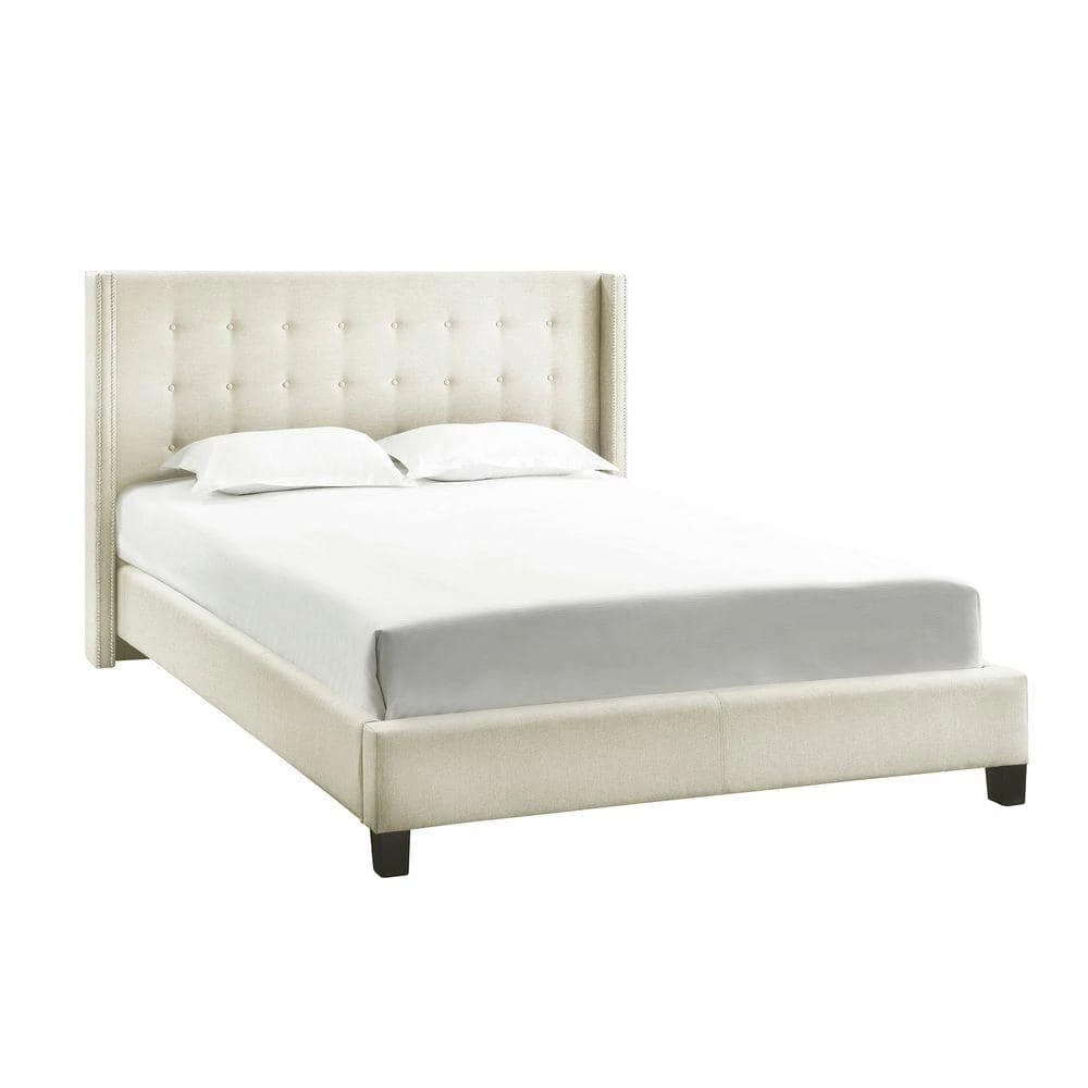 Franklin Park White Queen Upholstered Bed by HomeSullivan - Image 2